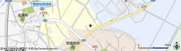 滋賀県東近江市建部上中町96周辺の地図