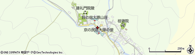 京都府京都市左京区大原草生町34周辺の地図