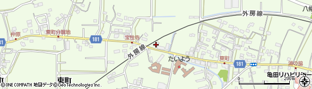 千葉県鴨川市東町442周辺の地図