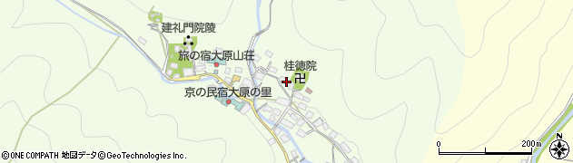 京都府京都市左京区大原草生町60周辺の地図