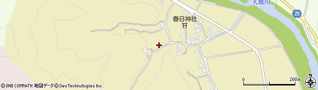 京都府南丹市園部町高屋周辺の地図
