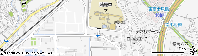 新栄六本松公園周辺の地図