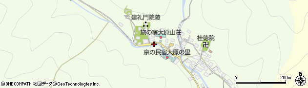 京都府京都市左京区大原草生町20周辺の地図