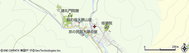 京都府京都市左京区大原草生町67周辺の地図
