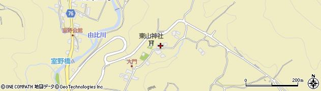静岡県静岡市清水区由比東山寺934周辺の地図