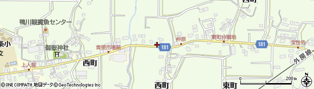 千葉県鴨川市東町170周辺の地図