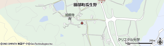 京都府南丹市園部町瓜生野（東庄）周辺の地図