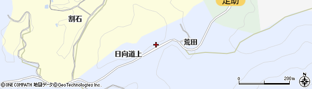 愛知県豊田市山谷町（日向道上）周辺の地図