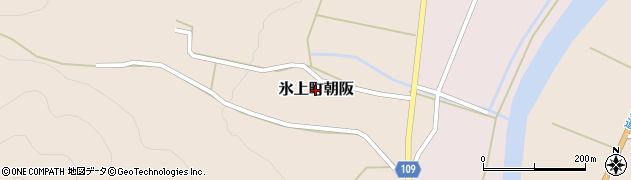 兵庫県丹波市氷上町朝阪周辺の地図