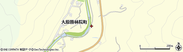 京都府京都市左京区大原勝林院町333周辺の地図