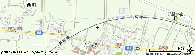 千葉県鴨川市東町674周辺の地図