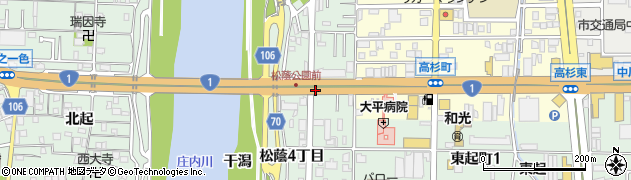 愛知県名古屋市中川区下之一色町松蔭３丁目周辺の地図