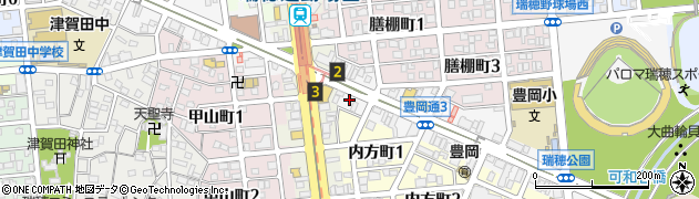 愛知県名古屋市瑞穂区豊岡通3丁目54周辺の地図