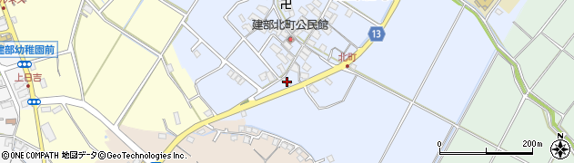 滋賀県東近江市建部北町218周辺の地図