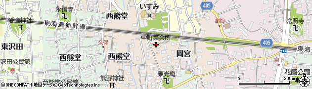 静岡県沼津市東熊堂331周辺の地図