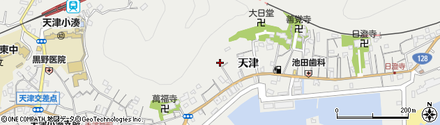 千葉県鴨川市天津周辺の地図