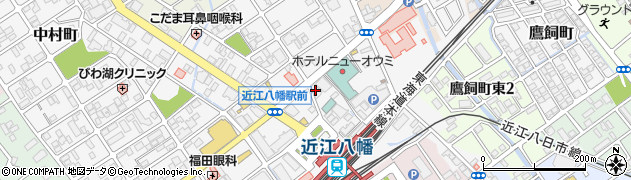 こどもサポート教室きらり　近江八幡駅前校周辺の地図