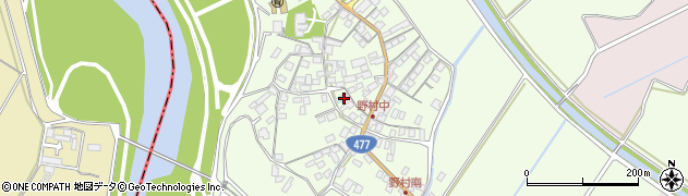 滋賀県近江八幡市野村町896周辺の地図