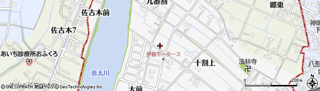 愛知県愛西市善太新田町九番割79周辺の地図
