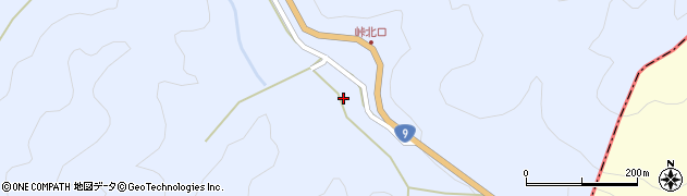 京都府船井郡京丹波町新水戸峠周辺の地図