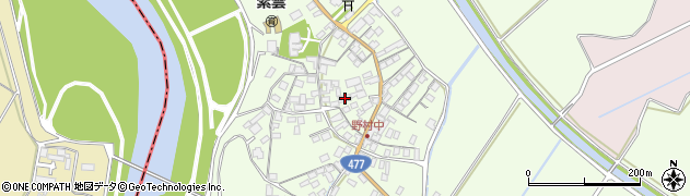 滋賀県近江八幡市野村町868周辺の地図