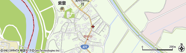 滋賀県近江八幡市野村町1420周辺の地図