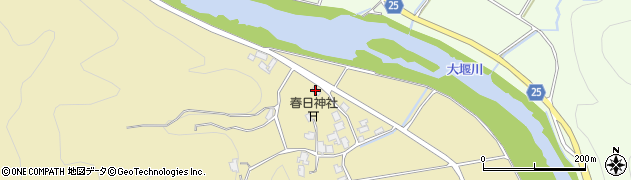 京都府南丹市園部町高屋3周辺の地図