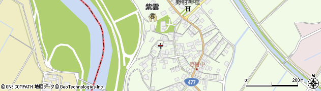 滋賀県近江八幡市野村町856周辺の地図