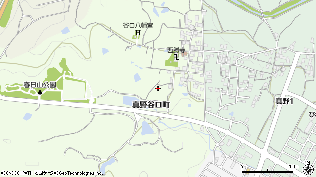 〒520-0233 滋賀県大津市真野谷口町の地図