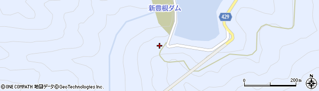 中部地方整備局浜松河川国道事務所新豊根ダム操作室周辺の地図
