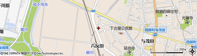 愛知県豊田市四郷町六反田南5周辺の地図
