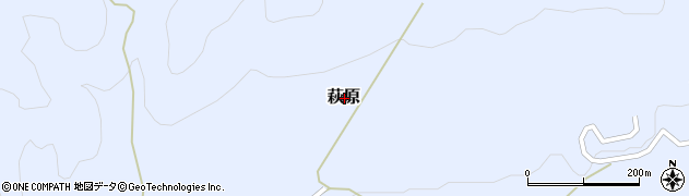 鳥取県日野郡日南町萩原周辺の地図