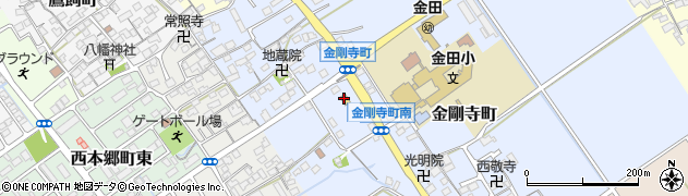 ファミリーマート近江八幡金剛寺店周辺の地図
