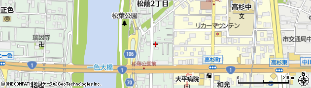 愛知県名古屋市中川区下之一色町松蔭２丁目90周辺の地図