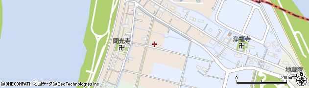 三重県桑名市長島町松之木周辺の地図