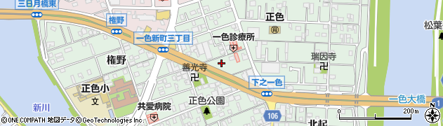 愛知県名古屋市中川区下之一色町波花118周辺の地図