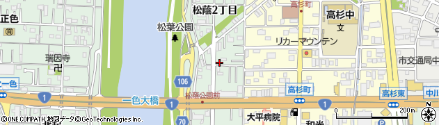愛知県名古屋市中川区下之一色町松蔭２丁目67周辺の地図