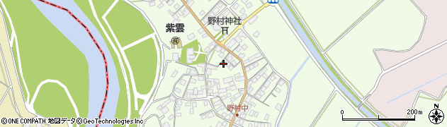 滋賀県近江八幡市野村町874周辺の地図