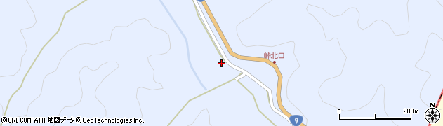 京都府京丹波町（船井郡）新水戸（深田）周辺の地図