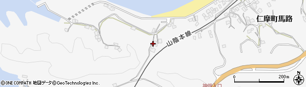 島根県大田市仁摩町馬路273周辺の地図