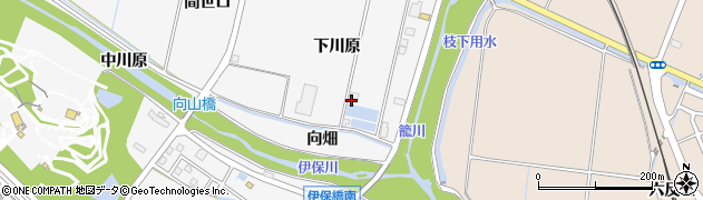 愛知県豊田市伊保町下川原90周辺の地図