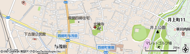 愛知県豊田市四郷町天道84周辺の地図
