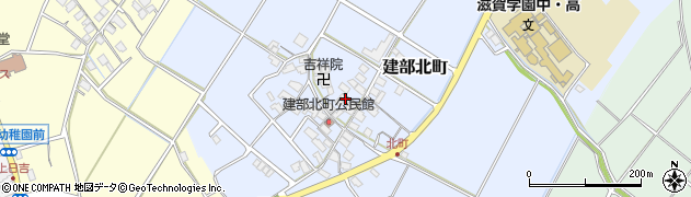 滋賀県東近江市建部北町267周辺の地図