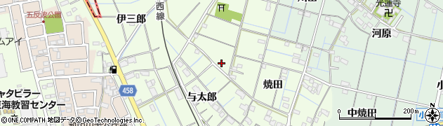 愛知県弥富市五之三町周辺の地図