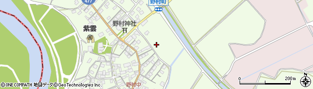 滋賀県近江八幡市野村町3493周辺の地図