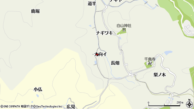 〒470-0316 愛知県豊田市千鳥町の地図