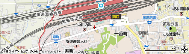 ニッポンレンタカー三島駅南口営業所周辺の地図