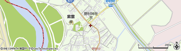 滋賀県近江八幡市野村町879周辺の地図