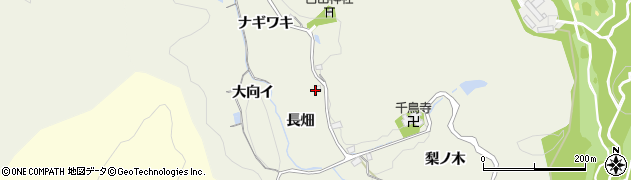 愛知県豊田市千鳥町長畑周辺の地図