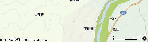 愛知県豊田市東川端町水戸周辺の地図